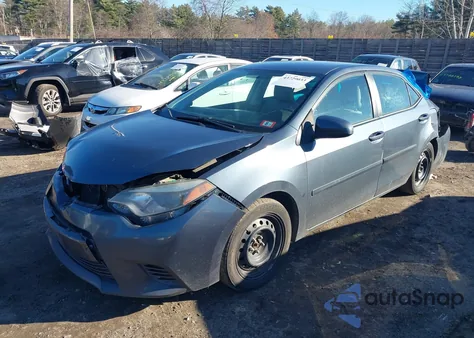 2016 Toyota Corolla Le z USA, uszkodzony, nr VIN 2T1BURHE2GC571670
